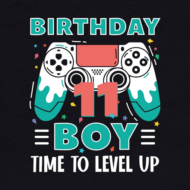 11th Birthday Boy Gamer Funny B-day Gift For Boys kids toddlers by Patch Things All